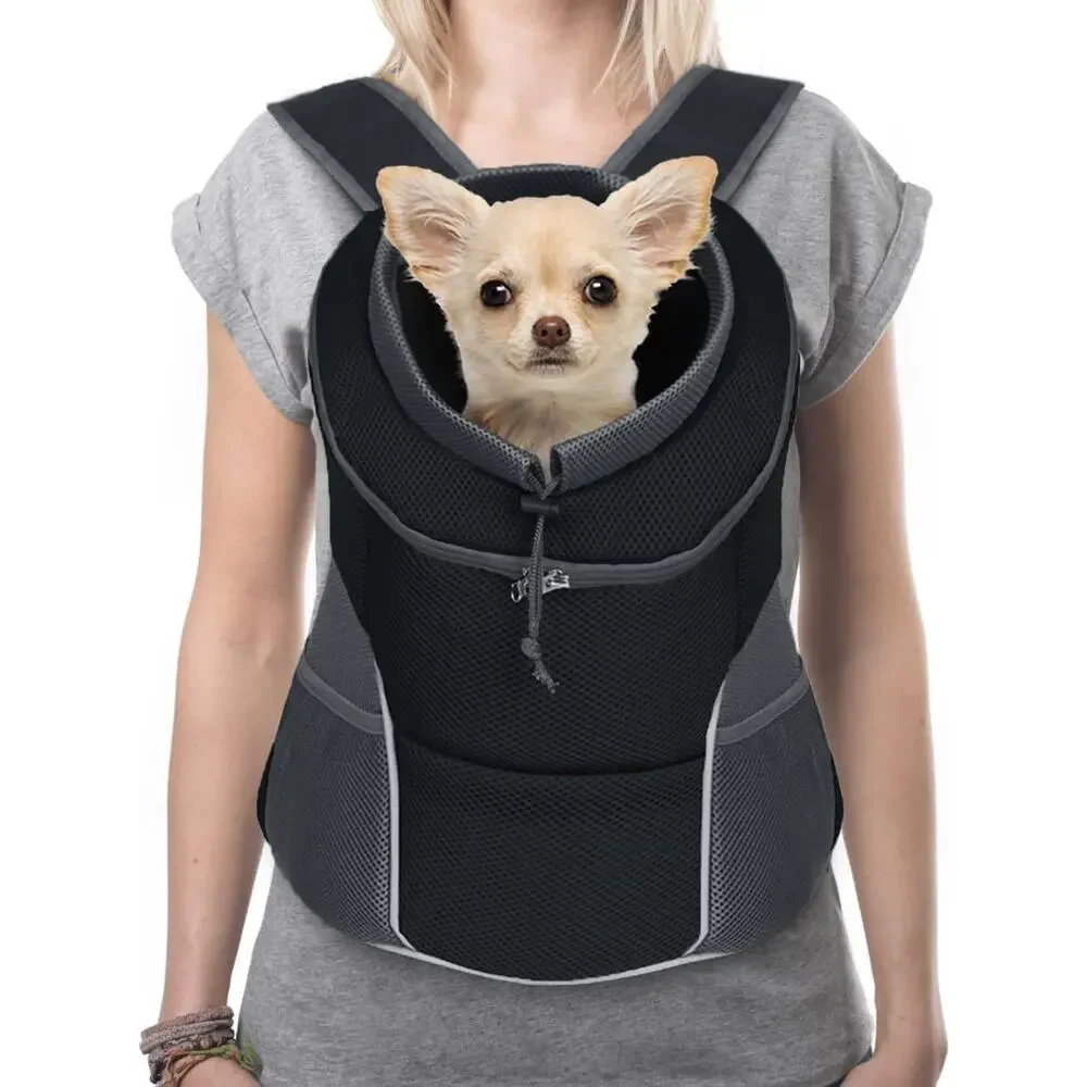 YUDODO Pet Dog Backpack Carrier with Storage Pockets